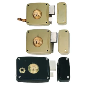 Cerradura sobreponer en puerta